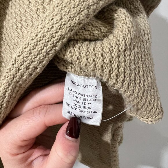 🧥 MOD REF Waffle Knit Henley Sweater - Size M - Picture 7 of 13